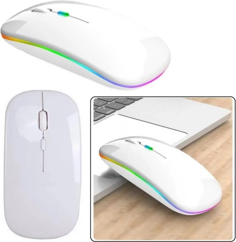 Bezdrôtová Ergonomická Myš Biela