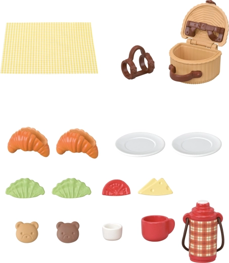 Picknickkorb, Decke und Thermoskanne mit cleveren Details