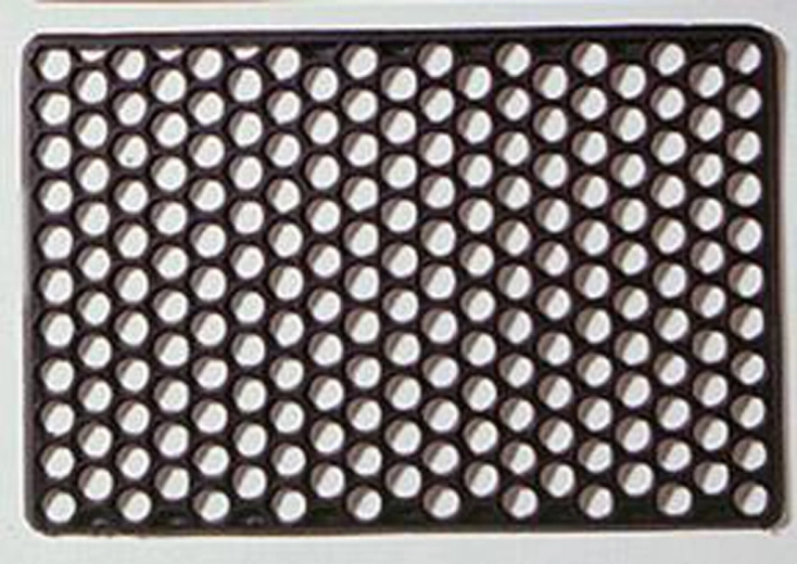 Gummimåtte 40 × 60 cm sort TORO