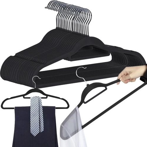 Velvety Clothes Hangers 20 Pcs Ruhhy
