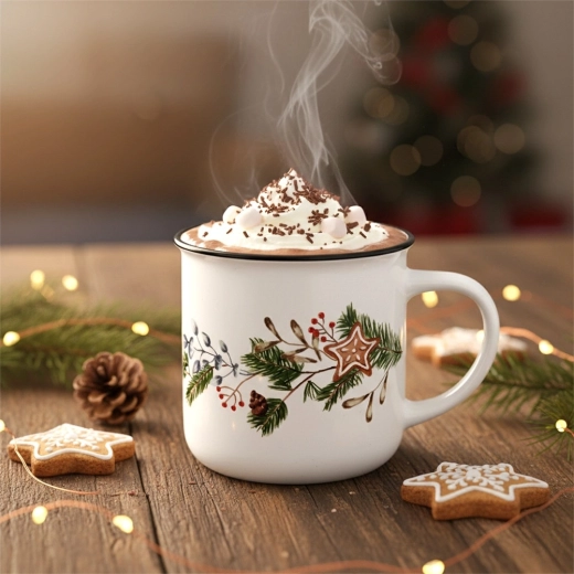 Comfortable handle and black rim for style and comfort