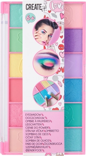 Lidschattenpalette Pink 12 Farbtöne