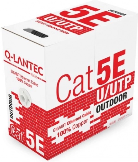 Cavo dati da esterno U/UTP Cat.5e, rame 100%, 305 m