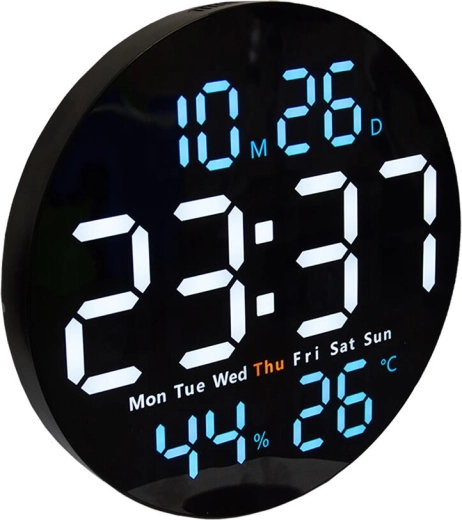 Écran LED clair avec plusieurs informations d’un coup d’œil