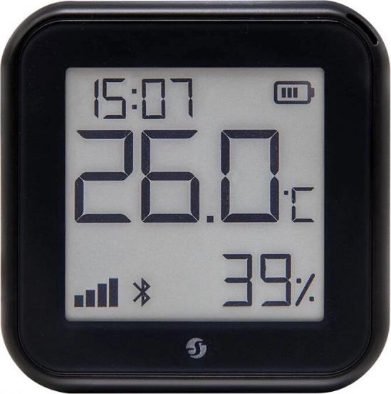 Intelligent Temperature and Humidity Sensor Shelly H&T Gen3 WiFi (Black)