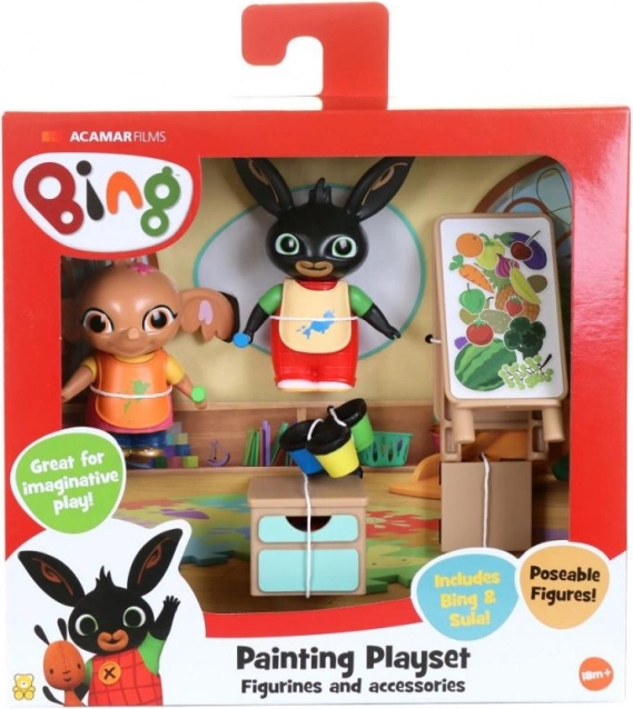 Paint with Bing - playset with figurines