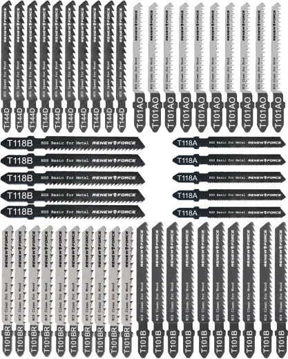 Set listova ubodne pile Renew Force, 50 komada