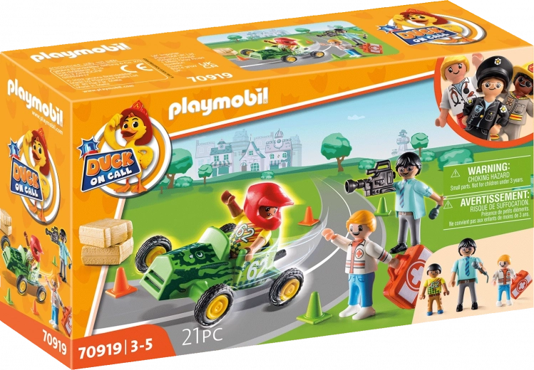 Playmobil Duck On Call Rescue Action Aid the Racer