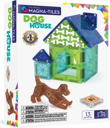 Costruzioni magnetiche MAGNA-TILES – cuccia per cane (13 pezzi)
