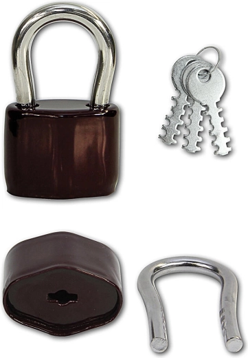 Removable shackle with 8-point locking