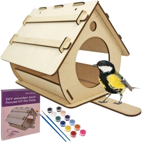 MAALEO Wooden Bird Feeder Kit to Assemble and Paint