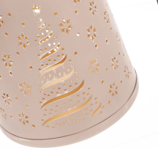 Blanc élégant avec intérieur doré
