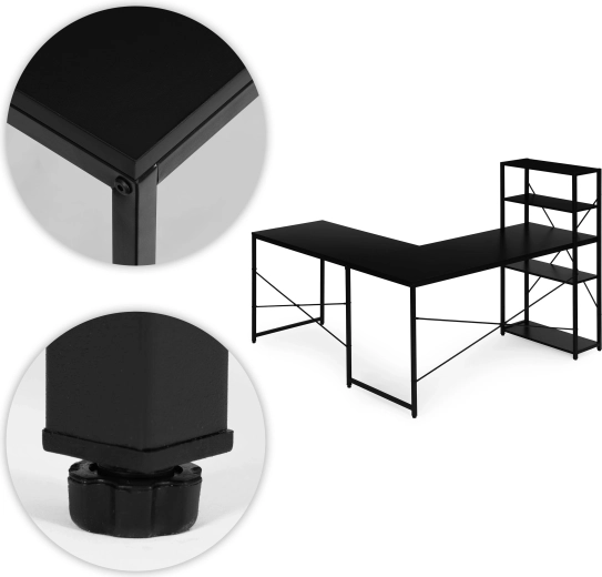 Stable metal frame and adjustable feet