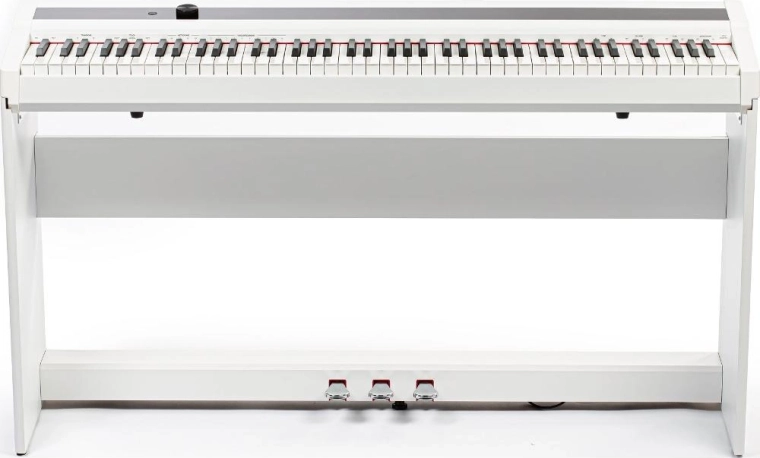 Pianoforte digitale SDP 50 WH con supporto e pedali