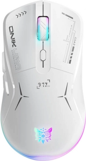 Mouse da gioco wireless Onikuma CW917 bianco