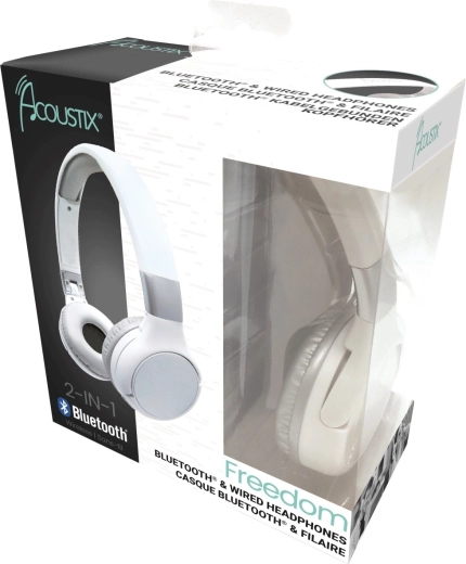 Foldable Kids' Wireless Headphones White