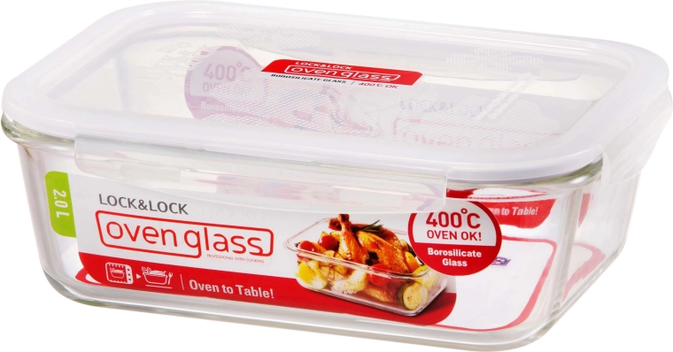 Contenitore per alimenti Lock 2 l in vetro