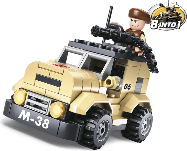 Sluban Army Patrol Vehicle 8 in 1