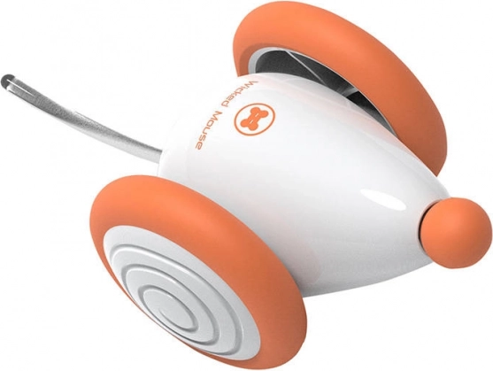 Cheerble Wicked Mouse interactive cat toy apricot