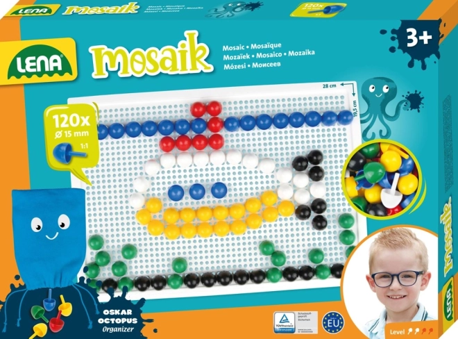LENA mosaïque à champignons pour enfants – 120 pcs