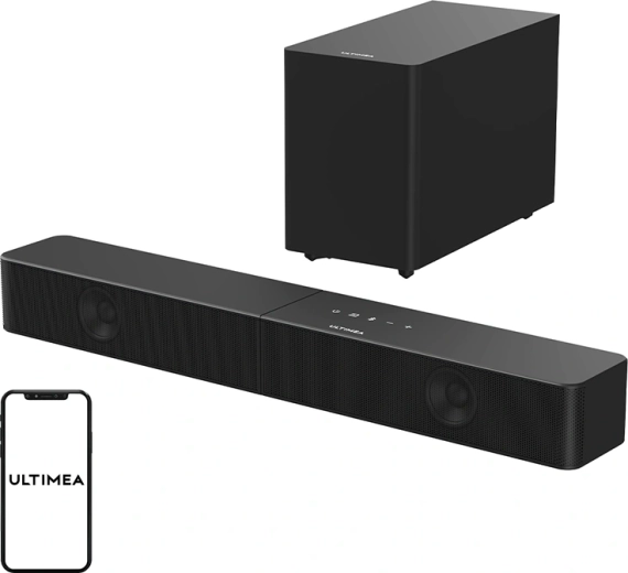 Soundbar Ultimea Poseidon R3T 2.1 con subwoofer wireless 240 W