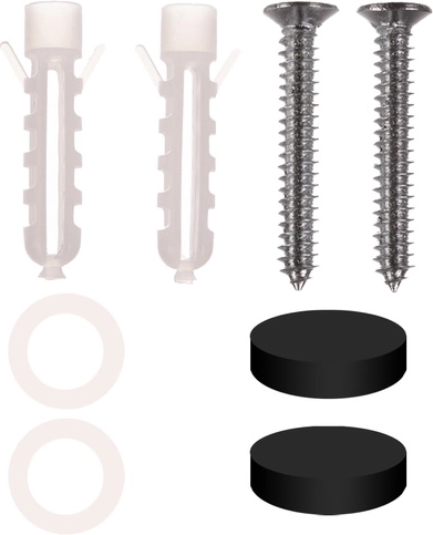 Easy installation with included accessories