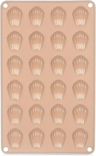 Stampo in silicone per mini conchiglie 24 pezzi beige