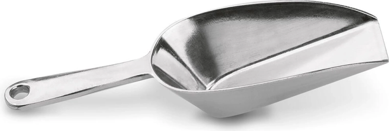 Paletta in alluminio per alimenti sfusi 17,5 cm