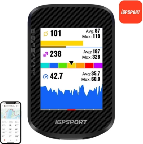 Cycling GPS bike computer iGPSPORT BSC300T with color touch display