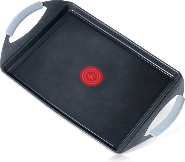 Grillplatte Gali mit Antihaftbeschichtung und Aufheizindikator 41 × 24,5 cm