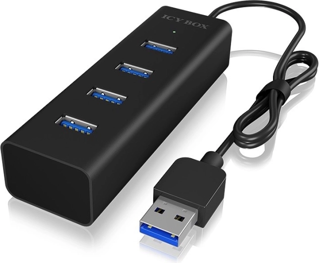 Icy Box hub USB 3.0 a quattro porte