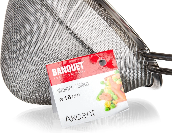 Conical shape and 16 cm diameter