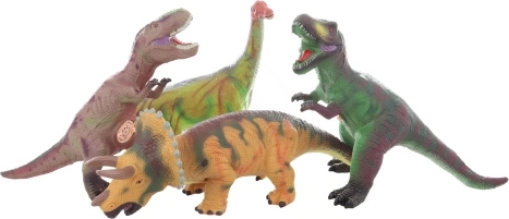 Dinosauro sonoro in gomma a batteria