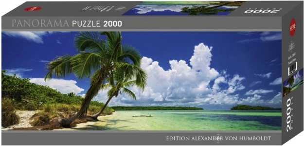 Puzzel 2000 stukjes Heye – paradijselijke palmen