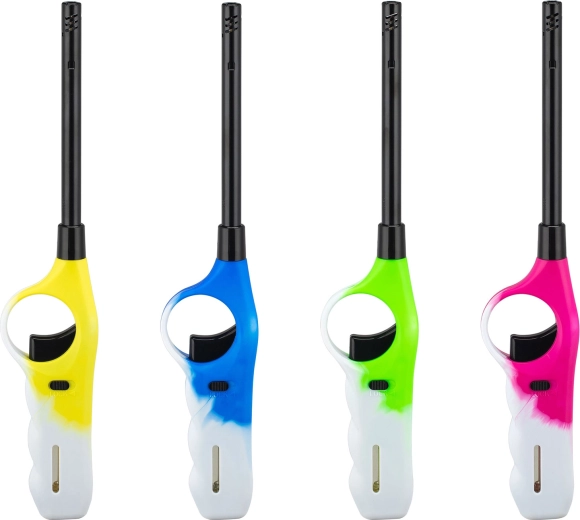 Refillable Gas Lighter, Assorted Colors, 27 cm - 1 Piece