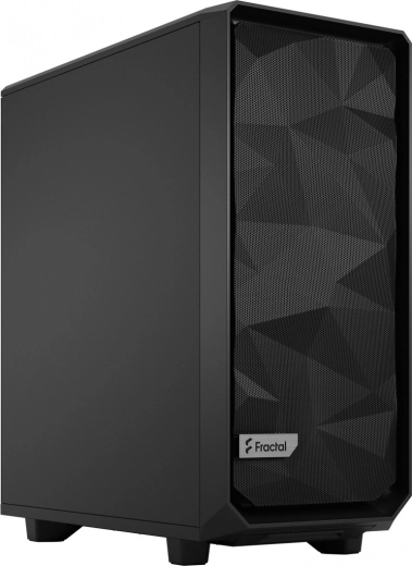 Fractal Meshify 2 Compact Black Solid – kompaktno ohišje za PC z visokim pretokom zraka