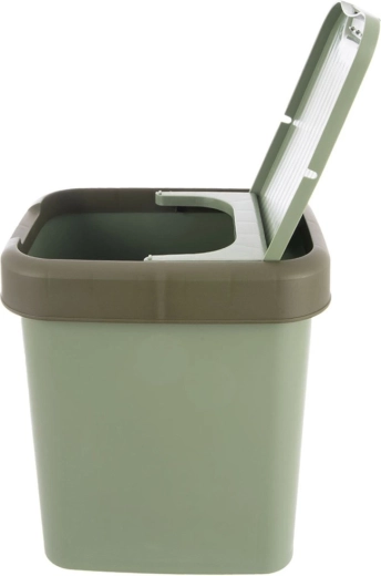 Schwenkdeckel für bequemes Einwerfen