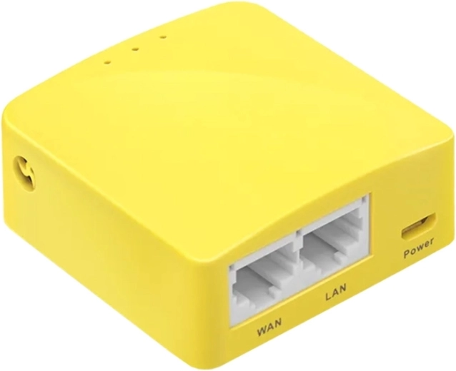 Two Ethernet ports and easy power