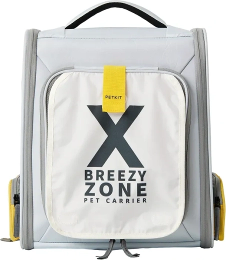 Petkit Breezy X ZONE Rucksack-Transportbox für Haustiere grau