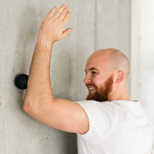 Effective self-massage for back and shoulders