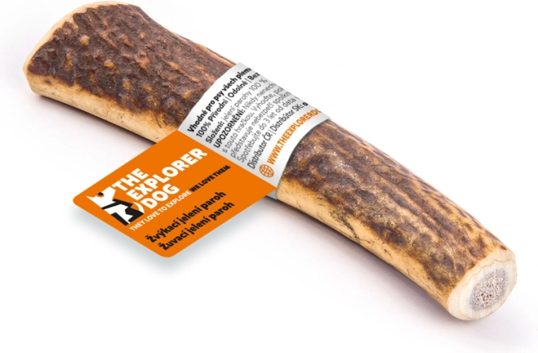 Žvakalica od jelenjeg roga za pse – tvrda, veličina S, Explorer Dog
