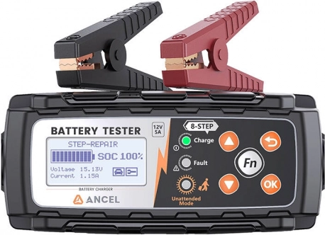 2-in-1 car battery tester and charger ANCEL BT521