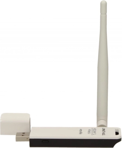 USB‑Wi‑Fi‑adapter N150 met afneembare 4 dBi‑antenne