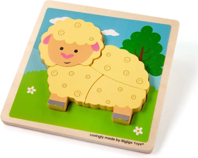 Vkládací puzzle Ovečka od Bigjigs Toys