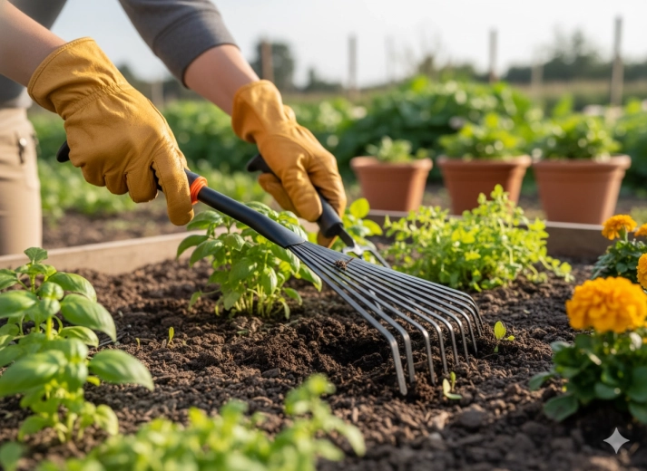 Dents métalliques robustes pour la culture du sol