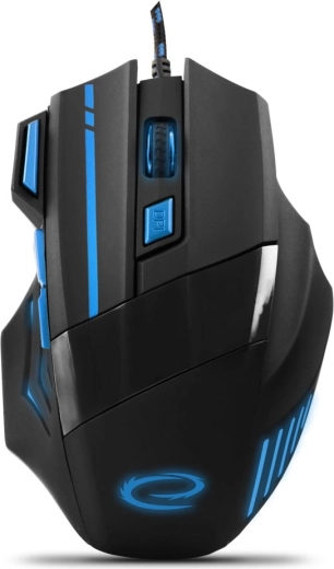 Žičani gaming miš 7D optički USB MX201 Wolf plavi