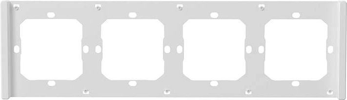 Cadre pour interrupteur quadruple Sonoff M5 80 blanc
