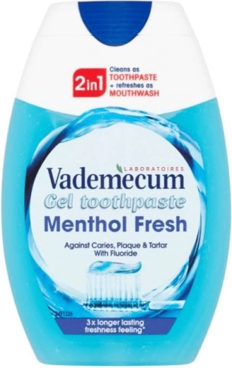 Vademecum 2in1 Menthol Fresh gel toothpaste 75 ml