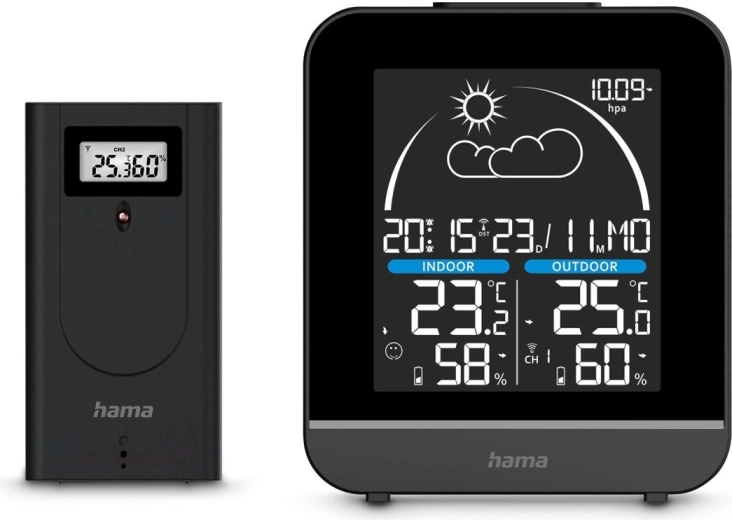 Digital Weather Station Hama La Gomera Black