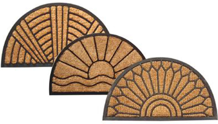 Half-round coconut doormat 40 × 70 cm TORO